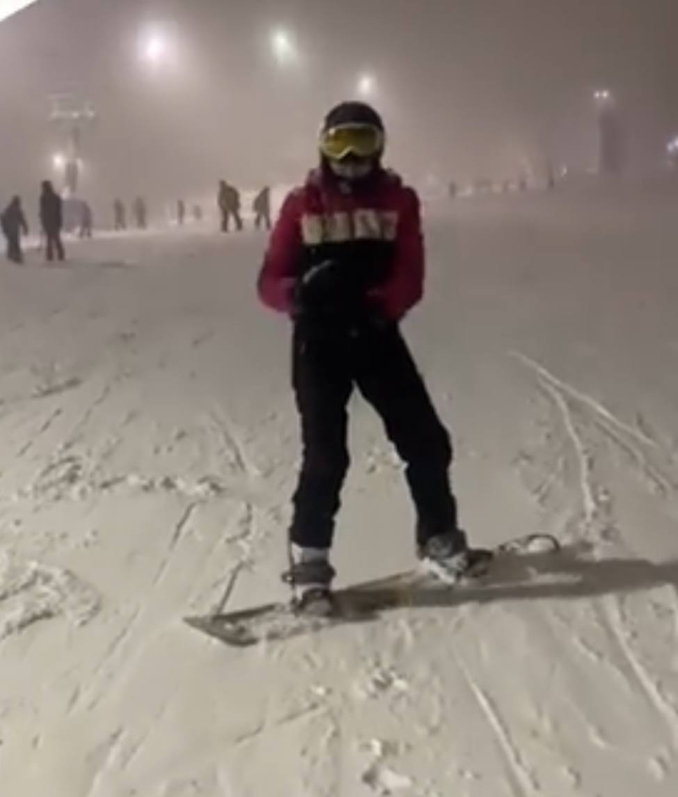 Индивидуальное занятие на склоне